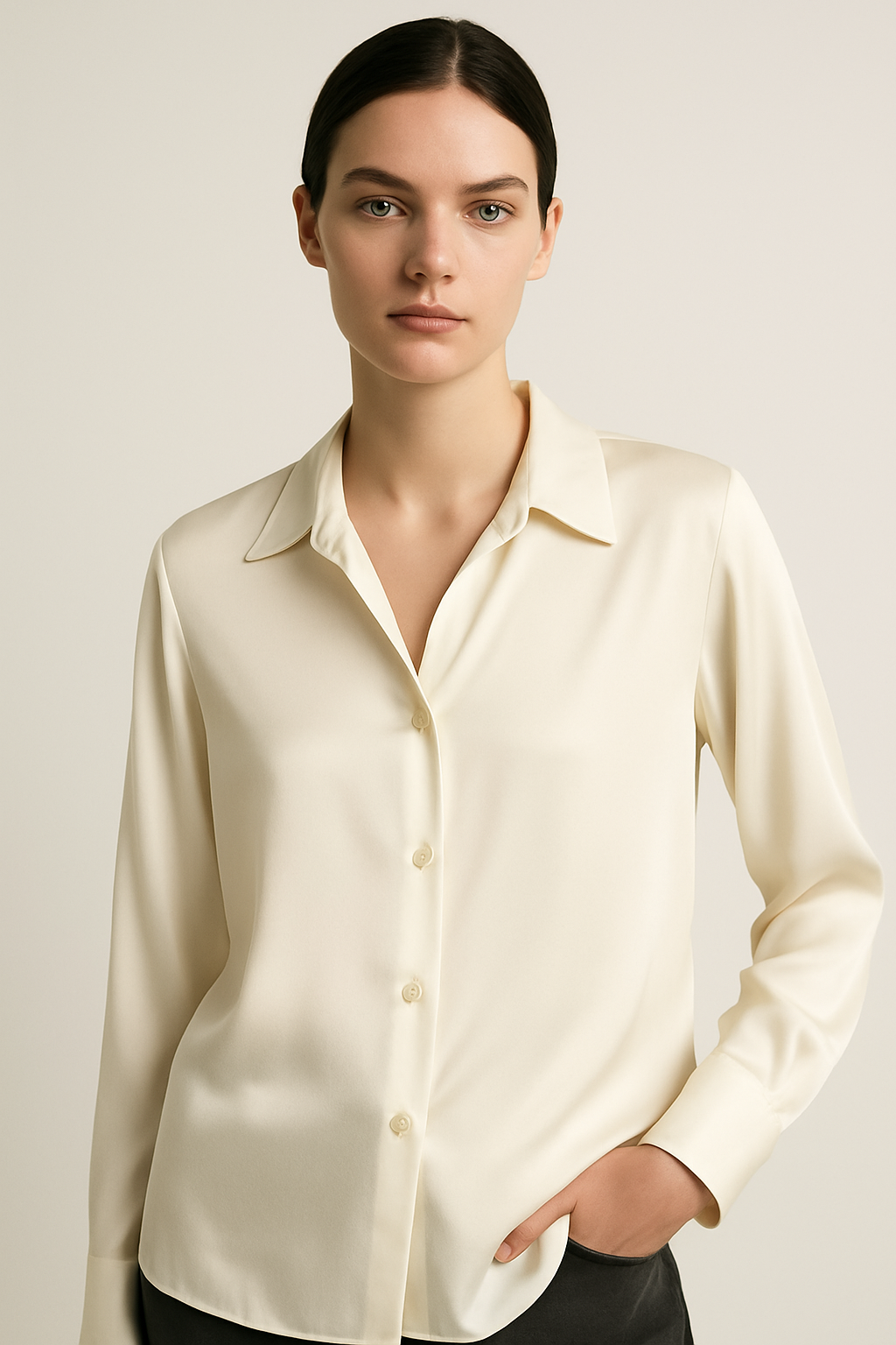 Amara | Silk Blend Blouse